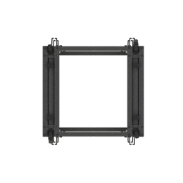 Lanberg 19" 15U szabadon álló rack keret (600x600-1100 mm, állítható mélységű, fekete)