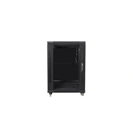 Lanberg 19" szabadon álló rack szekrény (15U, 600x800, lapraszerelt, fekete)