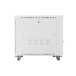 Lanberg 19" szabadon álló rack szekrény (15U, 800x1000 mm, perforált ajtó, lapraszerelt, LCD kijelző, szürke)