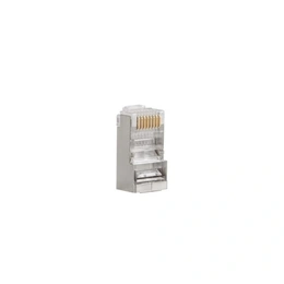 Lanberg CAT5E FTP árnyékolt 8P8C csatlakozó (RJ-45, 100 darab, átlátszó)