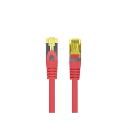 Lanberg CAT6A S/FTP patch kábel 0,25 m (LSZH, réz, piros)