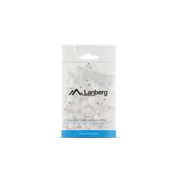 Lanberg CAT6 RJ45 csatlakozó (UTP, 8P8C, 100 db, műanyag, átlátszó)
