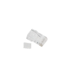 Lanberg CAT6 RJ45 csatlakozó (UTP, 8P8C, 100 db, műanyag, átlátszó)