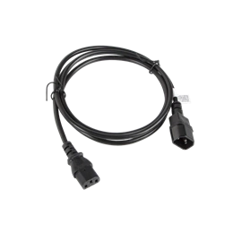 Lanberg IEC 320 C13–C14 kábel (1,8 m, VDE, fekete)