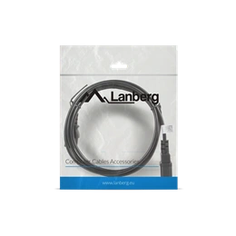 Lanberg IEC 320 C13–C14 kábel (1,8 m, VDE, fekete)