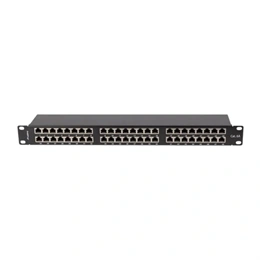 Lanberg Patch Panel (19", 1U, 48 port, CAT6A FTP, fekete)