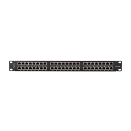 Lanberg Patch Panel (19", 1U, 48 port, CAT6A FTP, fekete)
