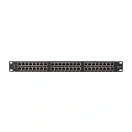Lanberg Patch Panel (19", 1U, 48 port, CAT6 FTP, fekete)