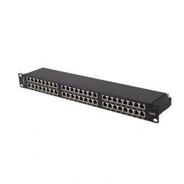 Lanberg Patch Panel (19", 1U, 48 port, CAT6 FTP, fekete)