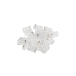 Lanberg RJ45 csatlakozó (CAT5e UTP, 8P8C, műanyag, átlátszó, 20 db/cs)