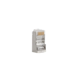 Lanberg RJ45 csatlakozó (CAT6, FTP, 8P8C, átfűzhető, 100 db/cs, műanyag, átlátszó)