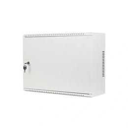 Lanberg Rack szekrény (19", fali, 4U+3U, 540x200 mm, alacsony profil, összeszerelt, szürke)