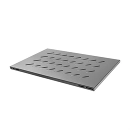 Lanberg rackszekrény polc (19", 1U, fix, 780mm mély, 120kg, fekete)
