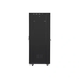 Lanberg szabadon álló rackszekrény (19", 37U, 800x1000 mm, üvegajtó, lapraszerelt, LCD, fekete)