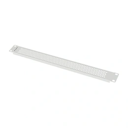 Lanberg takarópanel (19", 1U, perforált, acél, szürke)