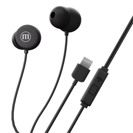 Maxell IN-BAX fejhallgató sztereo (USB-C, mikrofon, vezetékes, fekete)