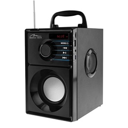 Media-Tech Boombox bluetooth hordozható hangszóró (v2.1, 15W, beépített akku 6 óra üzemidő, microSD, USB, AUX, FM rádió,