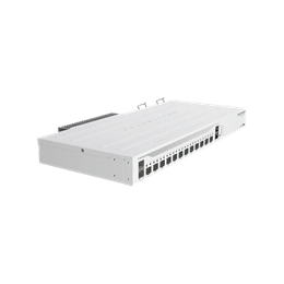 MikroTik CCR2004-1G-12S+2XS router (12x SFP+, 2x SFP28, 1x Gigabit Ethernet, 4 GB RAM, RouterOS, fehér)