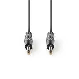 Nedis COTH23000GY30 félprofi audio kábel (2 x 6,35 mm mono jack dugó, 3 m)