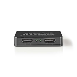 Nedis VSPL34002BK HDMI splitter (1x HDMI bemenet / 2x HDMI kimenet, HDMI 1.4, 4K 30Hz, USB táp)