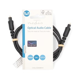 Nedis optikai audió kábel (TosLink dugó, 1 m)