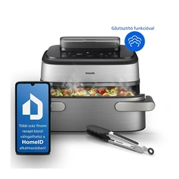 Philips SteamFry+ MAX 9.5L forró levegős sütő