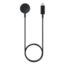 Samsung asztali töltő Type-C (2A, vezeték nélküli, mágneses, 80cm tápkábel, Samsung Watch töltő, fekete)