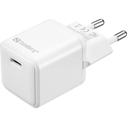 Sandberg USB-C PD hálózati töltő 20W (230V AC bemenet, 5V/3A, 9V/2.22A, 12V/1.67A, EU dugó)