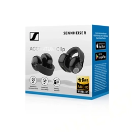 Sennheiser Accentum Clip Black vezeték nélküli mikrofonos fülhallgató