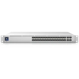 Ubiquiti UniFi L3 Switch (28xSFP+ port, 4xSFP28 port, 1/10/25 Gbps, szürke)
