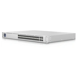 Ubiquiti UniFi L3 Switch (28xSFP+ port, 4xSFP28 port, 1/10/25 Gbps, szürke)
