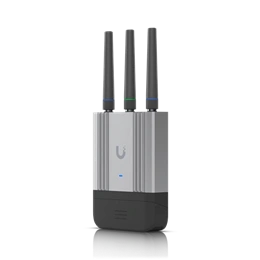 Ubiquiti ipari mobil router (LTE Cat4, 150/50 Mbps, WiFi 4 2,4 GHz, 2x GbE, PoE in/out, nano-SIM, IP66, SMA antenna, GPS