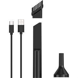 Venom tisztító mini porszívó VS3603 (2000 mAh, cserélhető HEPA szűrő, 3 tartozékfej, porszívó/levegőfúvó)