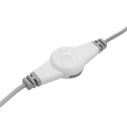 White Shark Panther gamer fejhallgató (vezetékes, mikrofon, 1x3,5 mm jack, 50 mm hangszóró, fehér)