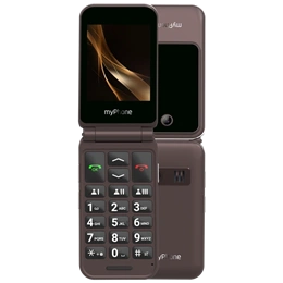 myPhone Harmony LTE Praline Collection mobiltelefon (2,8", IPS, 240×320, 48 MB RAM, 128 MB belső memória, microSD max. 6